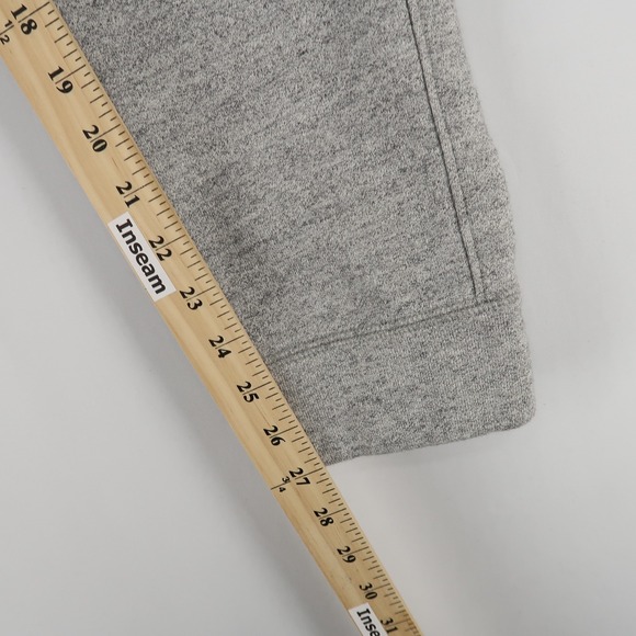 Jordan Wings Fleece Joggers Mens Large Gray Heather Tapered Athletic Sweatpants - Picture 6 of 10